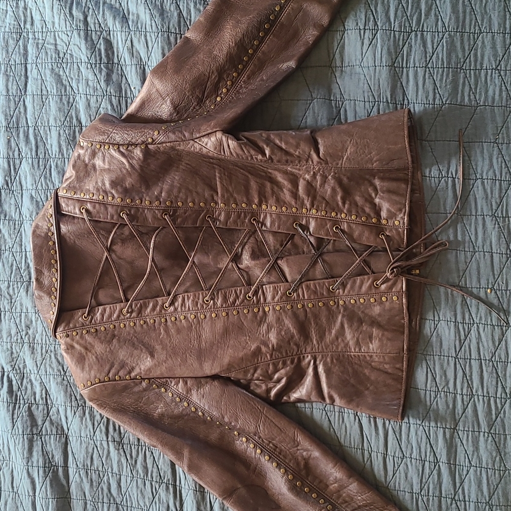 Double D Ranch Leather Jacket - Picture 3 of 3
